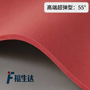 55度福生达天然橡胶海绵板R55超高弹刀模弹垫拼图模切高密度泡棉